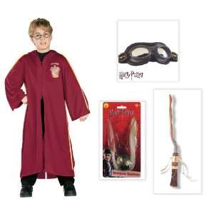  Harry Potter Quidditch Child Costume including Robe 