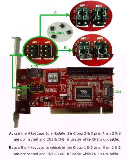 eSATA+SATA Serial ATA+IDE PCI Controller Card VIA6421  