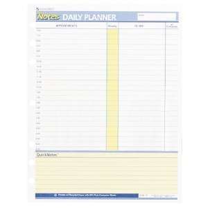  At A Glance Daily Planner Refills, 8 1/2x11, Blue/Yellow 