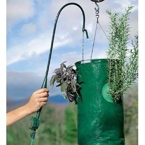  Set of 3, Four Port Vinyl Hanging Tomato Planters and 1 
