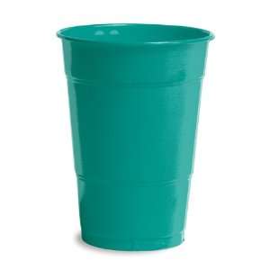  Teal Plastic Beverage Cups   16 oz