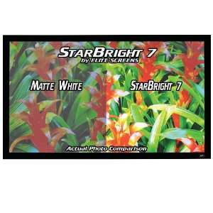  Screens Starbright Ultra High 7.0 Gain Fixed Frame Projector Screen 