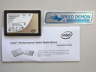 OEM Intel Solid State Drive Speed Demon Decal Blue & Silver NEW  