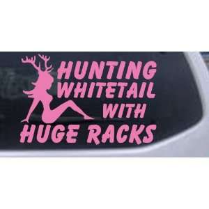 Hunting Whitetail With Huge Racks Hunting And Fishing Car Window Wall 