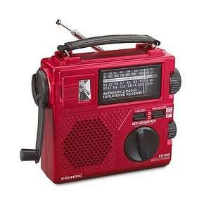    Remanufactured Grundig FR200 Emergency Radio (Red) Electronics