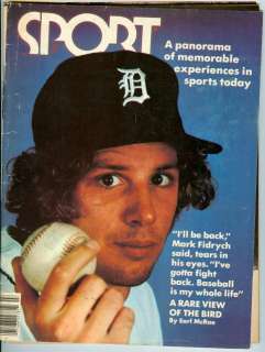 1977 Sport Magazine Mark Fidrych   Detroit Tigers  