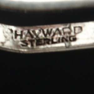 Cuff Links Hayward Sterling Silver Retro Design Vintage  