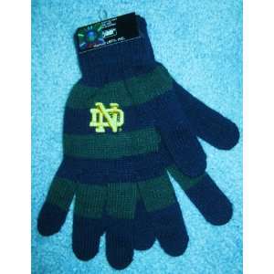  Notre Dame Knit Rugby Winter Gloves