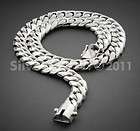 Mens Thick Chunky Silver Necklace Chain  HUGE @ 15mm 