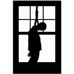  Lets Party By Morbid Enterprises Scary Silhouette Hanging 