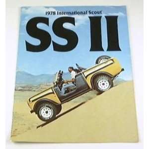   1978 78 International Scout SS II Truck BROCHURE 4x4 