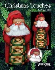   Tuttle CHRISTMAS TOUCHES 2 SANTA Designs Decorative Tole Painting Book