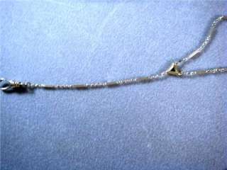 Antique Victorian 14K White Gold Watch Chain/Necklace 23 1/4 in +3 1/4 