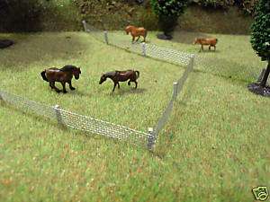 OO/HO gauge low wire mesh fencing for field or garden  