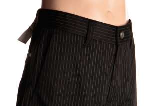 Volcom Boys Youth Frickin Stripe Chino Pants Size 26 Black  