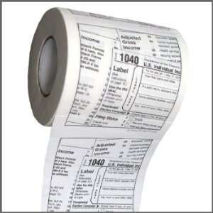  Funny Toilet Paper   1040 Federal Tax Forms