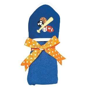  AM PM Kids Sports Balls Hooded Towel Baby