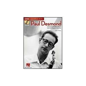 Paul Desmond Softcover with CD A Step by Step Breakdown of the Sax 