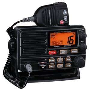  Standard Matrix Black VHF Radio Electronics